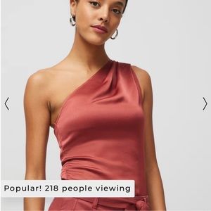 NWT White House Black Market One Shoulder Top